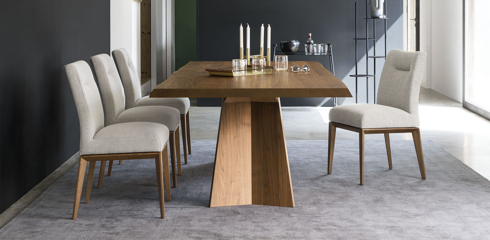 Tavolo da pranzo allungabile design moderno Whart Stone